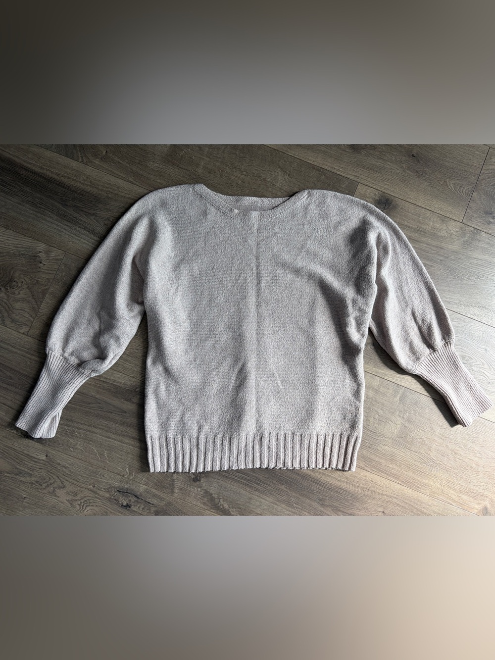 Women's Crewneck Sweater in Light Taupe
